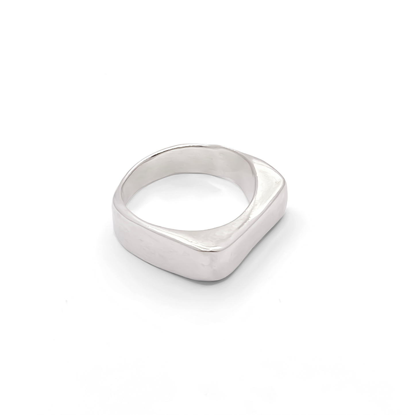 Asymmetric Grace Bow Ring unique gold and silver rings free shipping with a sleek silver design