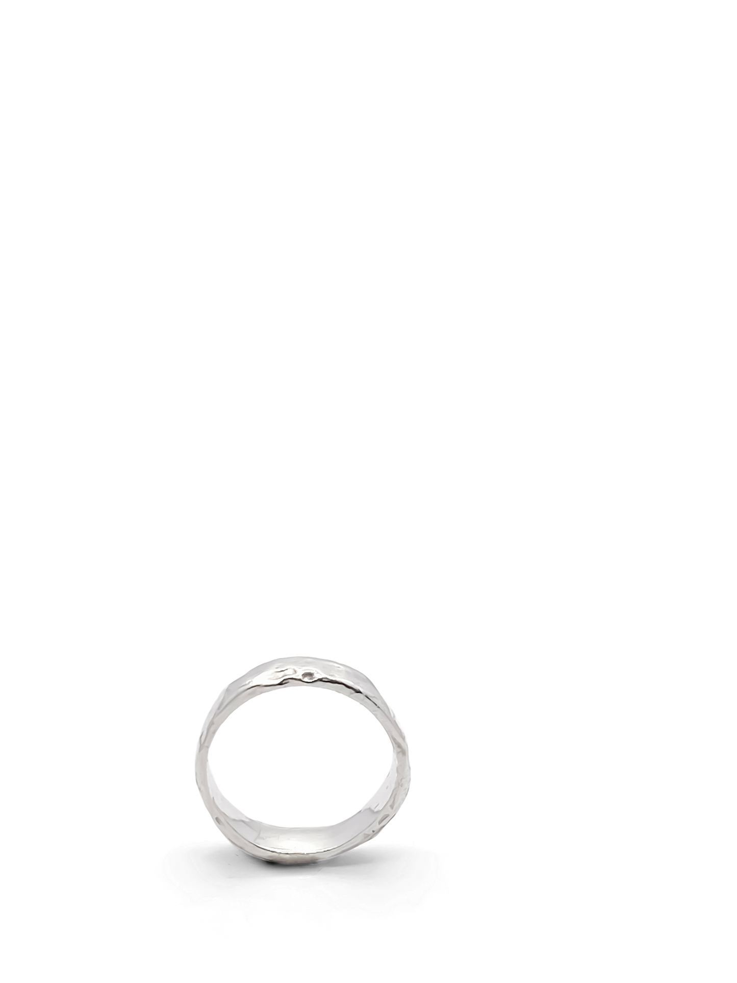 Moca Jewellery Darling textured band ring slim delicate minimal gold silver free shipping showcasing its elegant design
