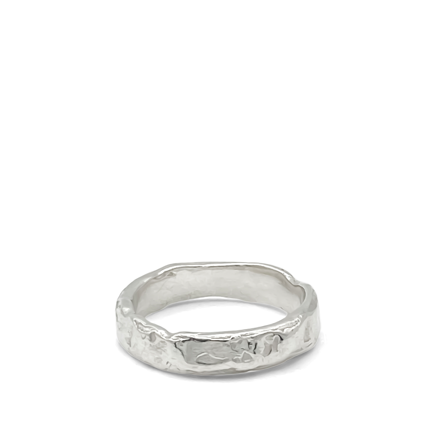 Darling textured band ring slim delicate minimal gold or silver free shipping from Moca Jewellery