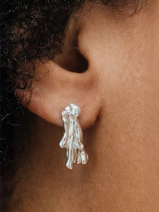 Drop Earrings artisan crafted ring in premium metal, timeless style, lifestyle shot