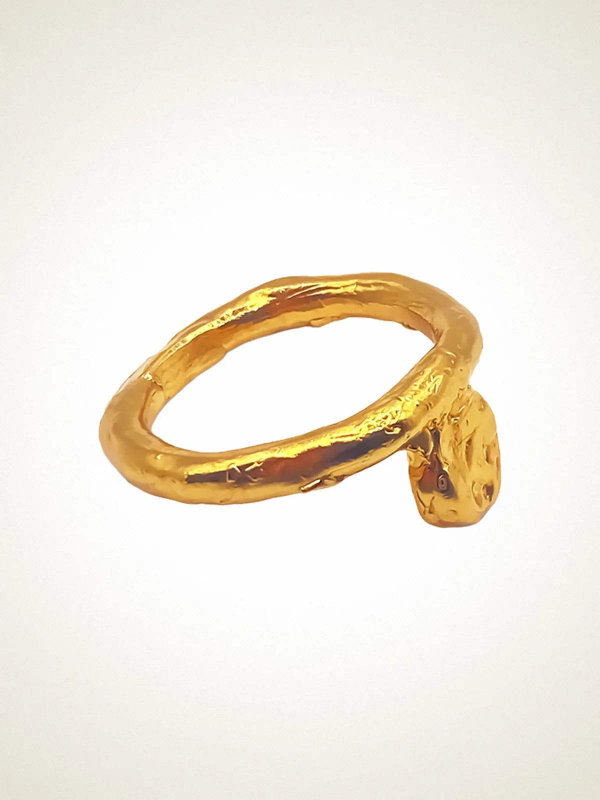 Circle Accent Ring luxury artisan ring in premium metal, stunning finish, styled view