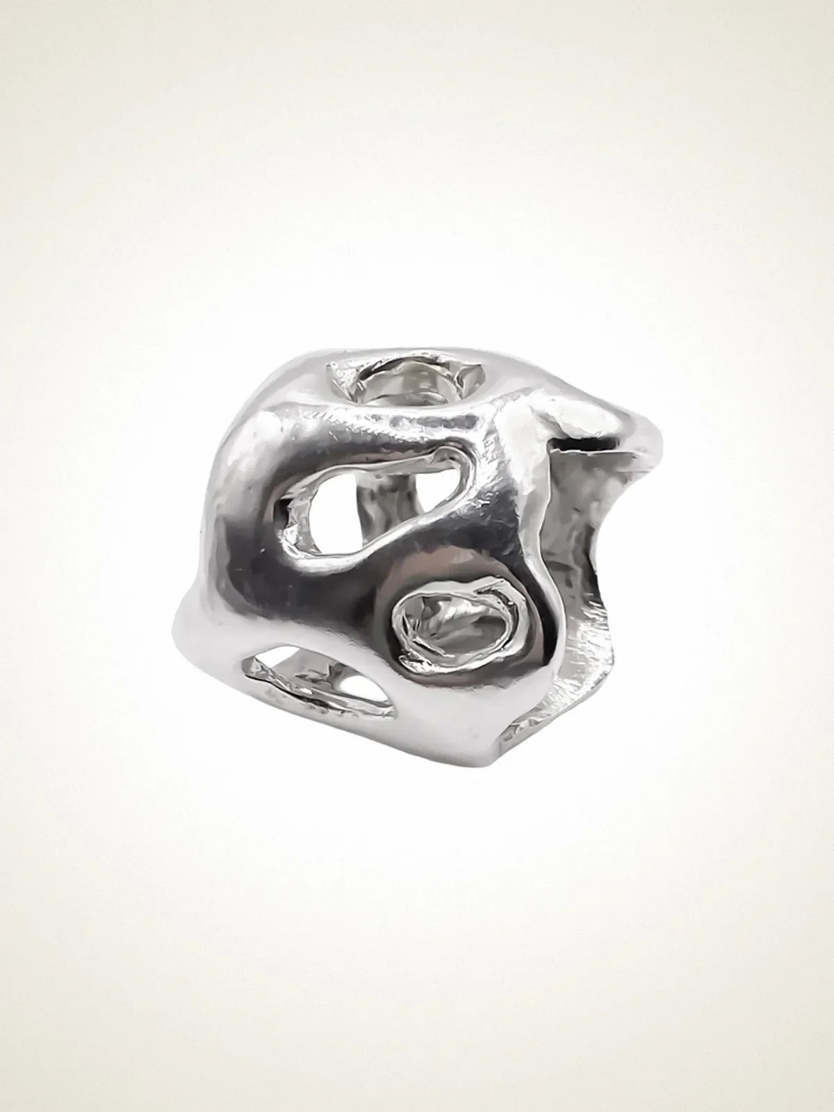 Fence Ring artisan crafted ring in 18ct Gold Vermeil, timeless style, lifestyle shot