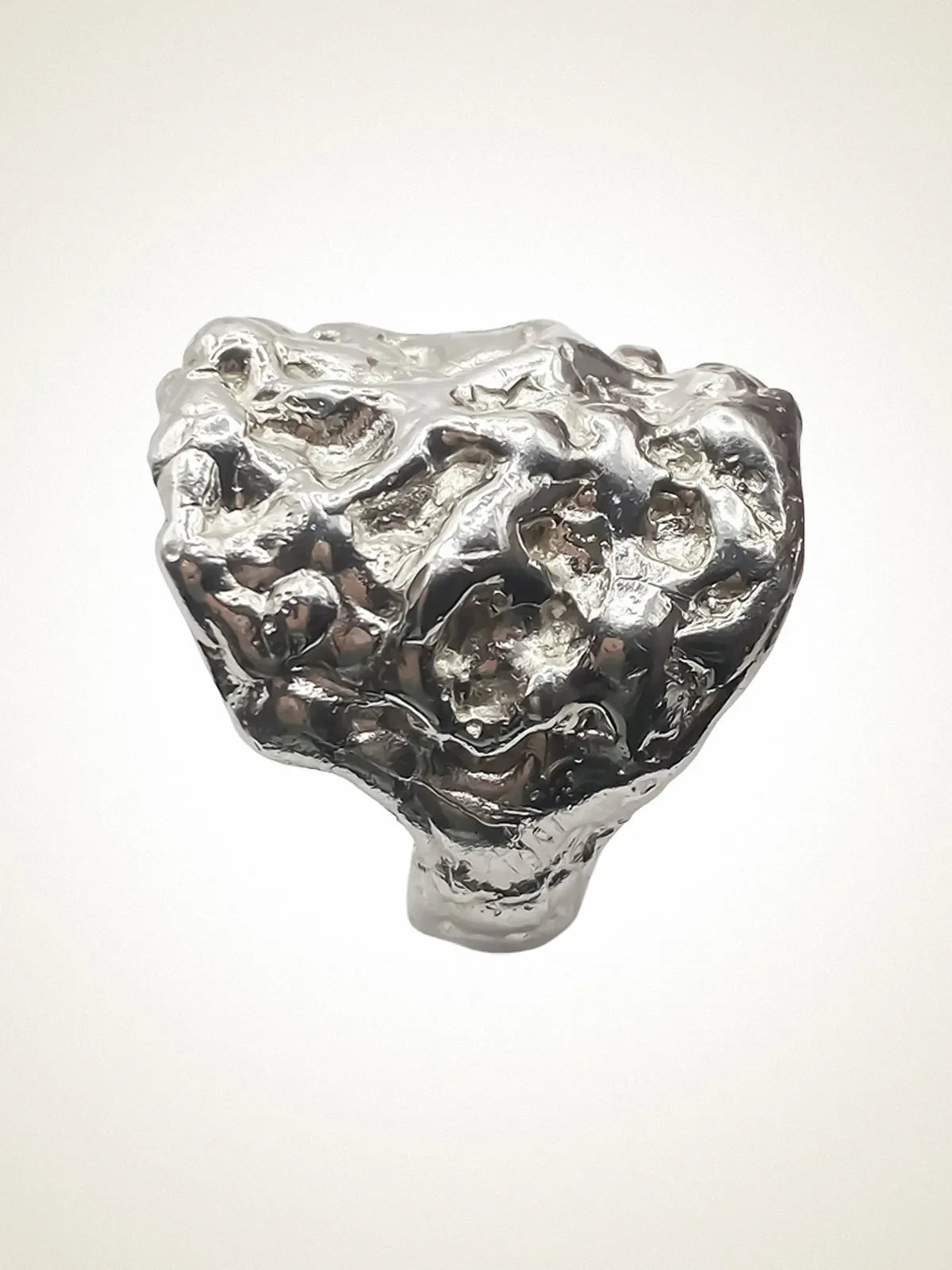 Handcrafted Heather Ring in premium metal, artisan jewelry, elegant design, detailed view