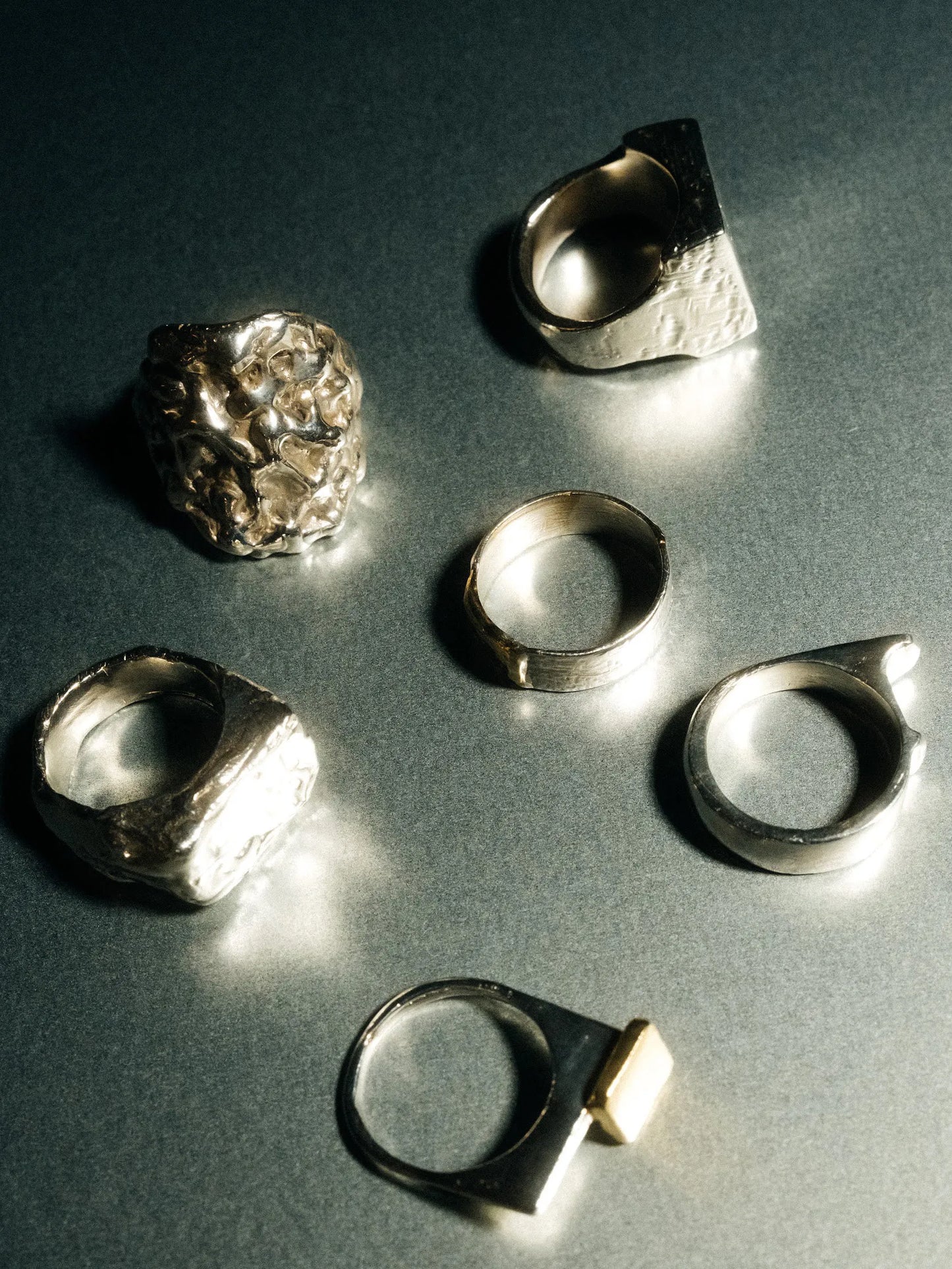 Heather Ring designer ring in premium metal, premium quality, side view