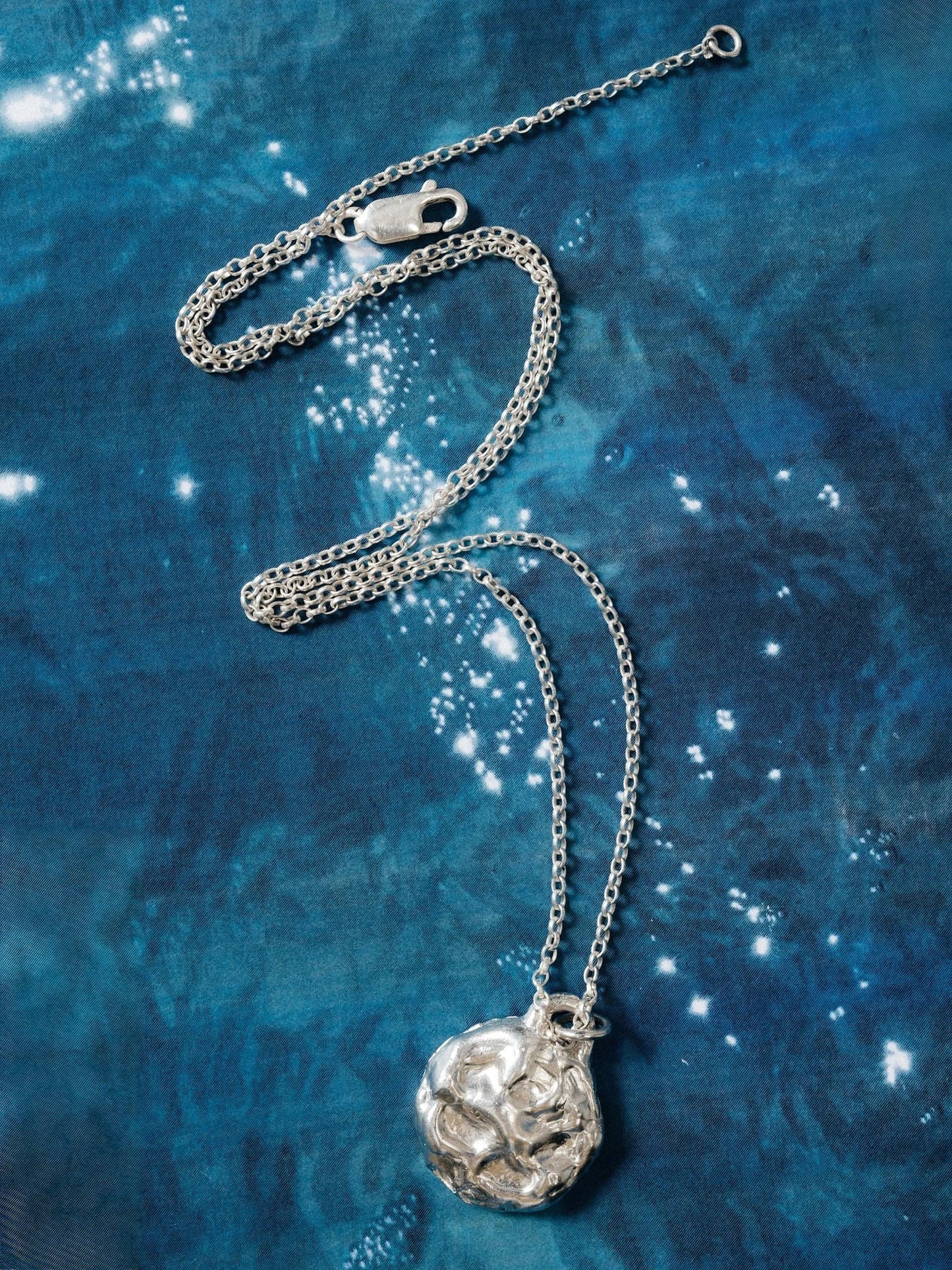 Artisan Moon Pendant in premium premium metal, refined finish, angle view