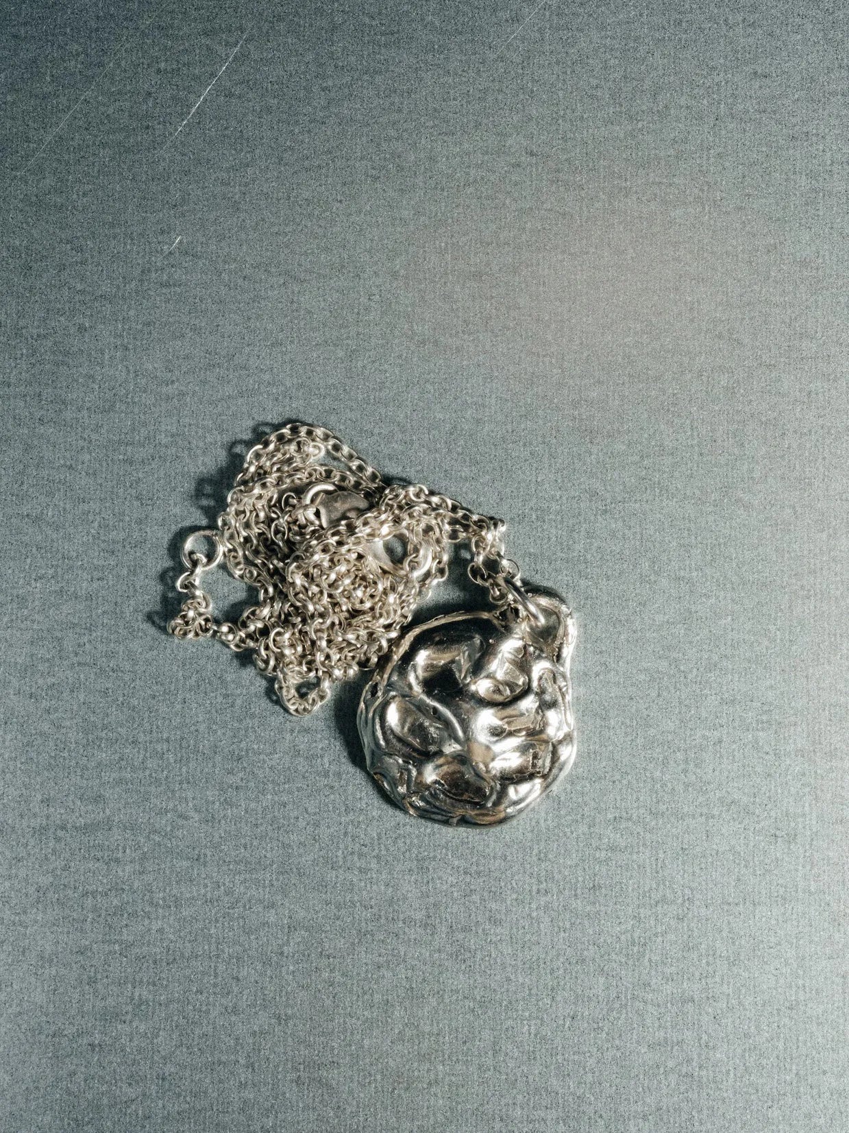 Handmade Moon Pendant luxury jewelry, premium metal, luxurious look, front view