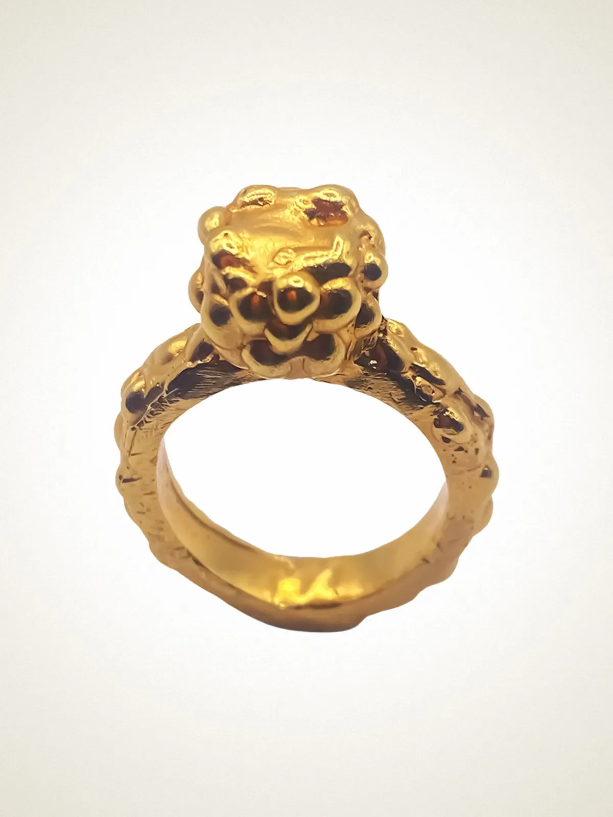 Designer Orbit Ring in premium metal, handmade jewelry, exquisite detail, alternate angle