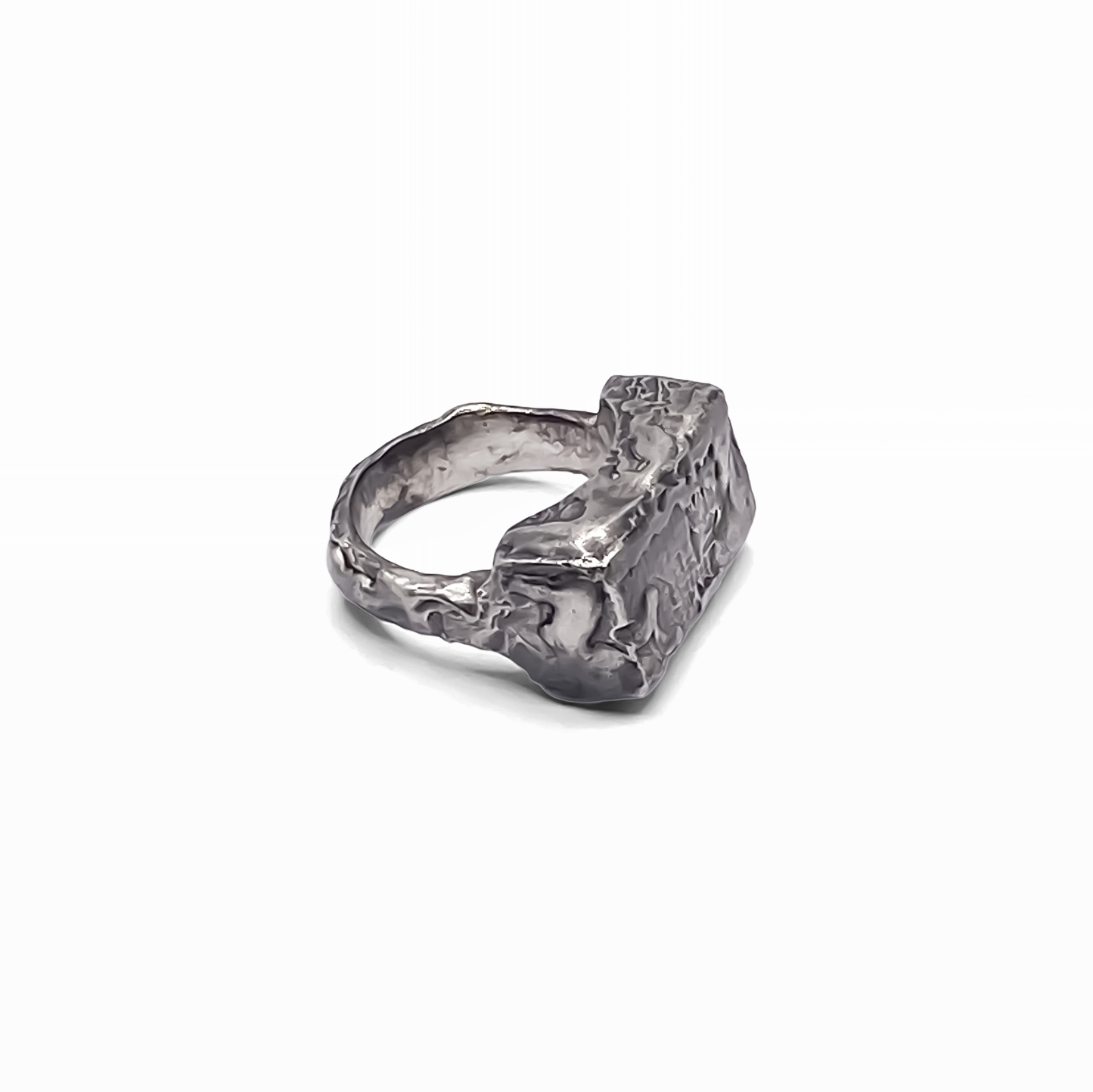 Rippled Signet Ring