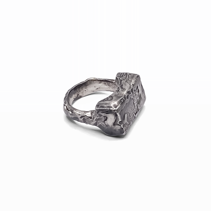 Rippled Signet Ring