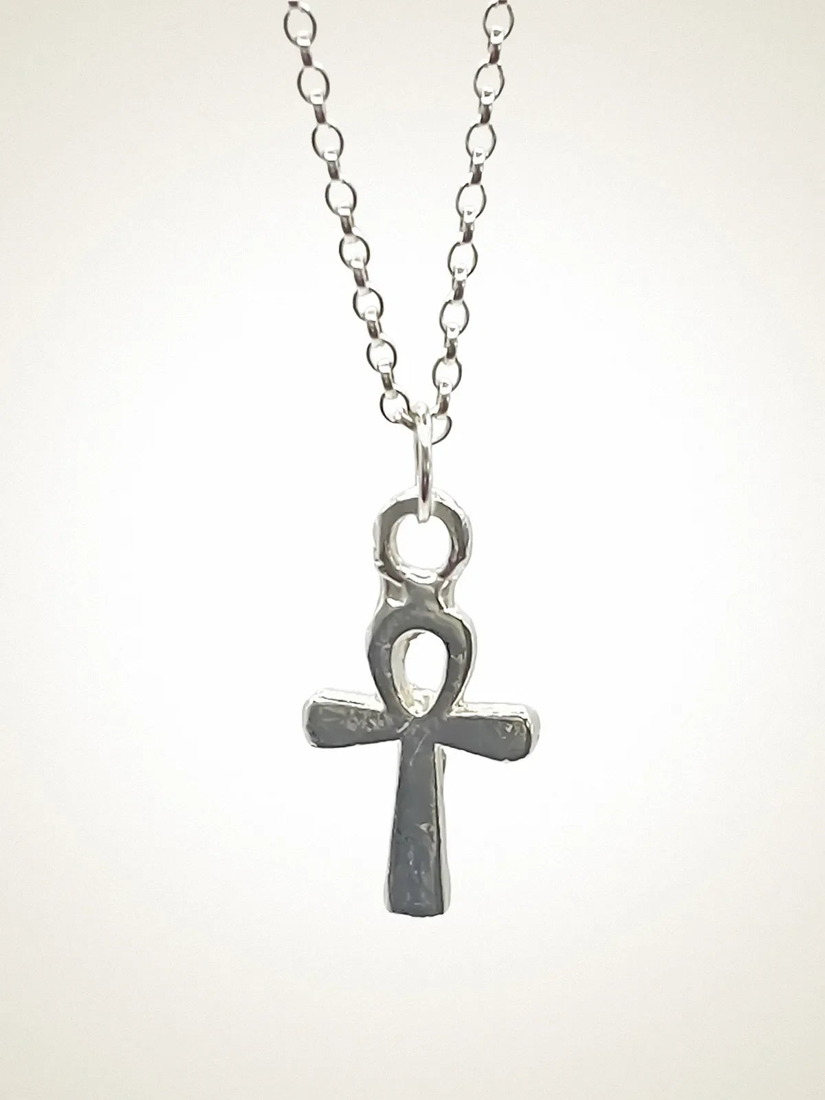 Ankh Necklace unique handcrafted necklace, 18ct Gold Vermeil, beautiful craftsmanship, product detail