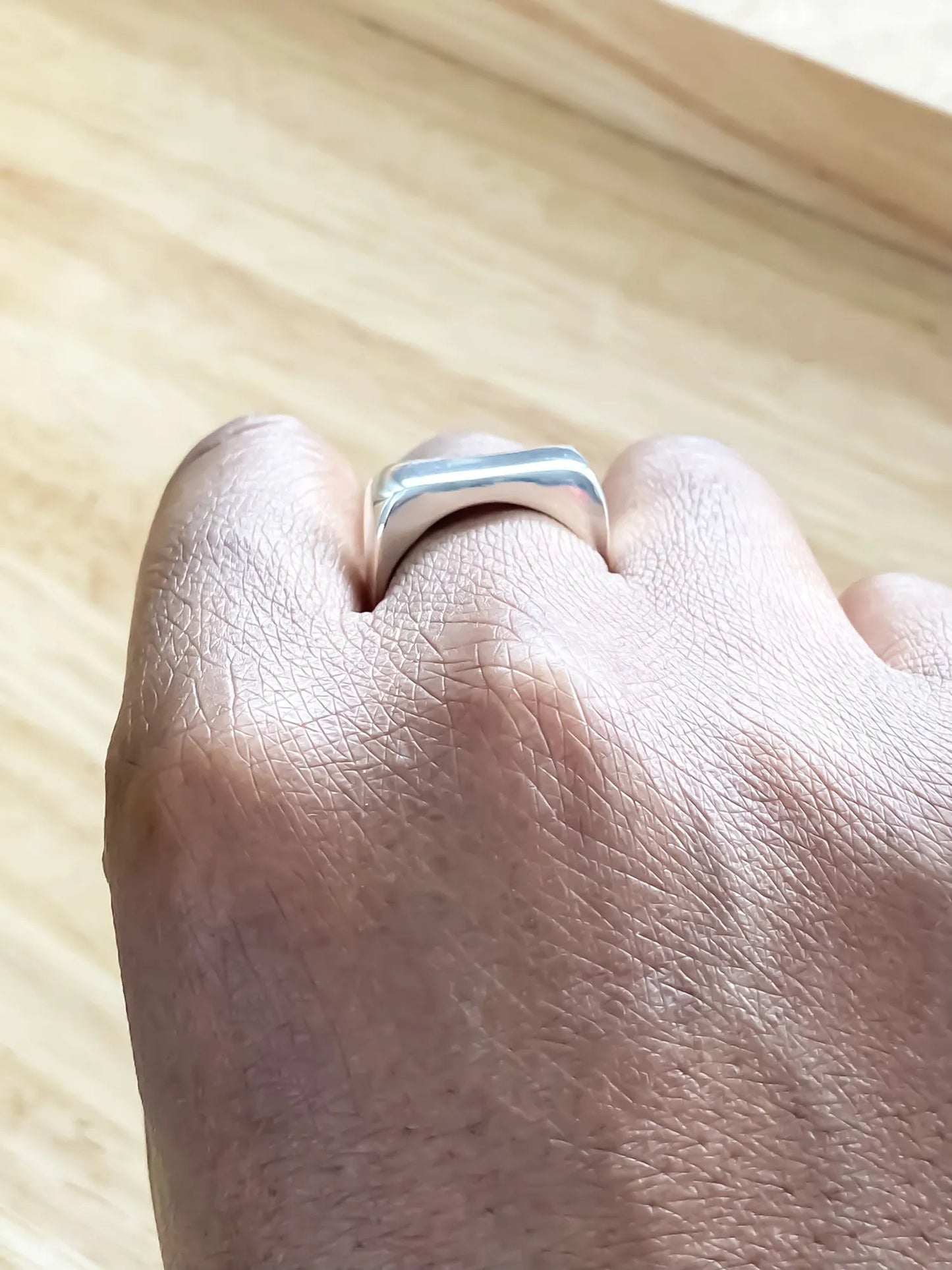 Grace Bow Ring handmade luxury ring, Sterling silver finish, sophisticated style, close-up