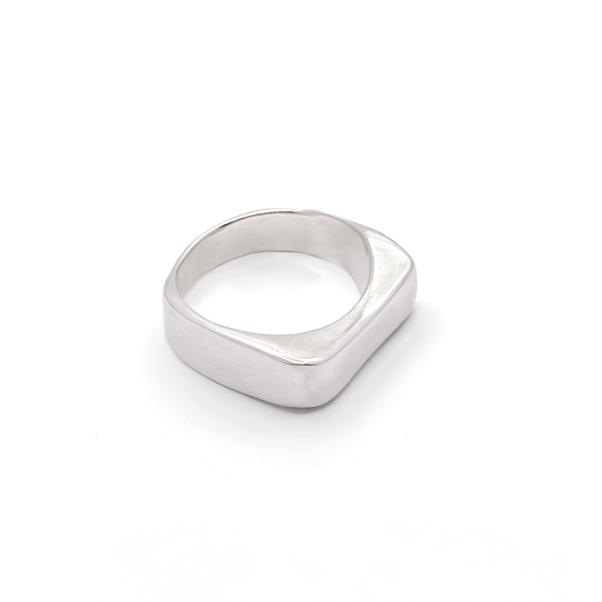 Asymmetric Grace Bow Ring unique gold and silver rings free shipping with a sleek silver design