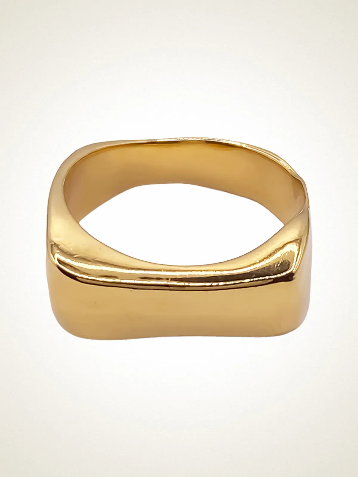 Handcrafted Grace Bow Ring in 18ct Gold Vermeil, artisan jewelry, elegant design