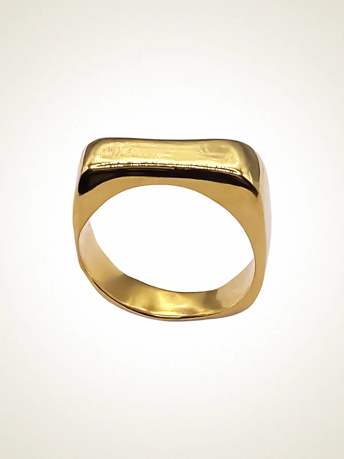 Handmade Grace Bow Ring luxury premium metal finish, polished finish, full view