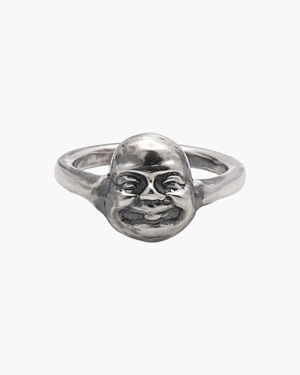 Buddha Finger Ring artisan crafted ring in 18ct Gold Vermeil, zen design, lifestyle shot