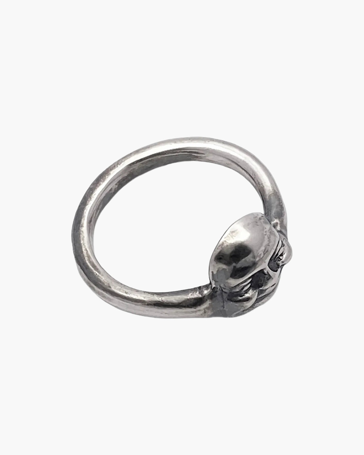 Handcrafted Buddha Finger Ring premium Patina jewelry, tranquil design, product shot