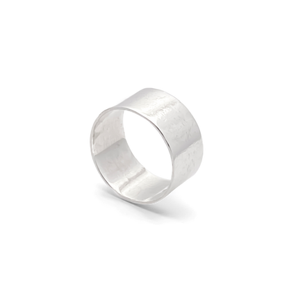 Chike's ring band ring men in gold or silver from Moca Jewellery with free shipping option