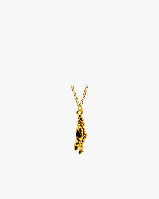 Handcrafted Drop Necklace in Sterling silver, artisan jewelry, elegant design