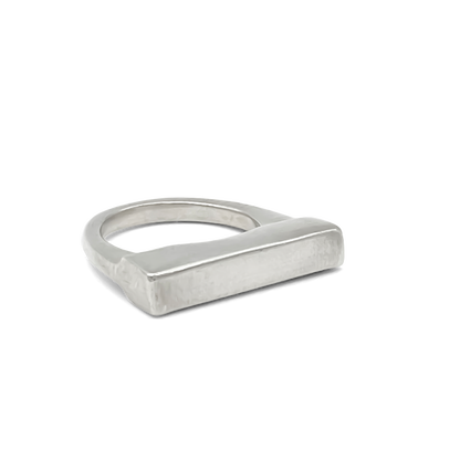 Sleek Flat Ring Gold Silver from Moca Jewellery with Free Shipping on all orders