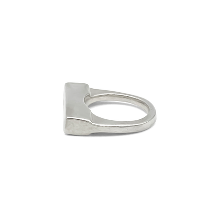 Sleek Flat Ring Gold Silver from Moca Jewellery with Free Shipping and Modern Design