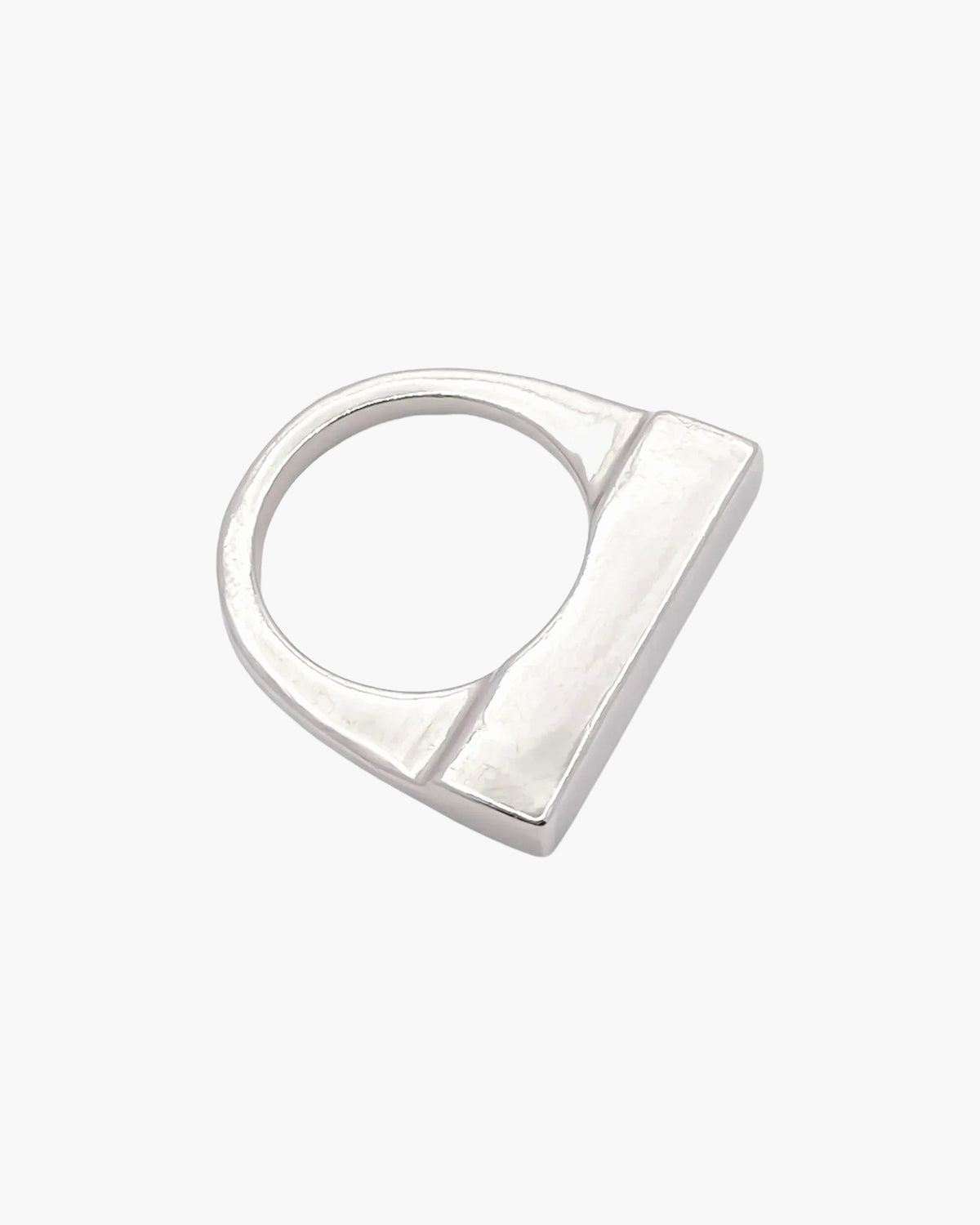 Flat Ring unique handcrafted ring, 18ct Gold Vermeil, beautiful craftsmanship, product detail