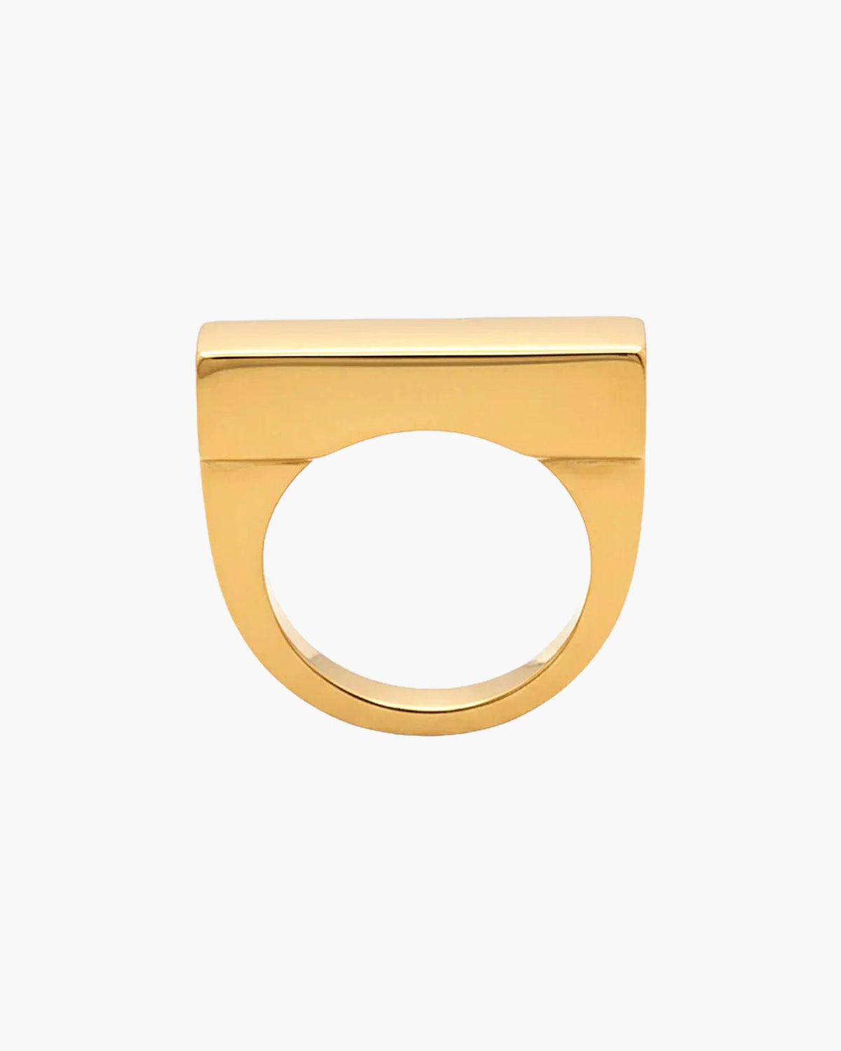 Designer Flat Ring in Sterling silver, handmade jewelry, exquisite detail, alternate angle