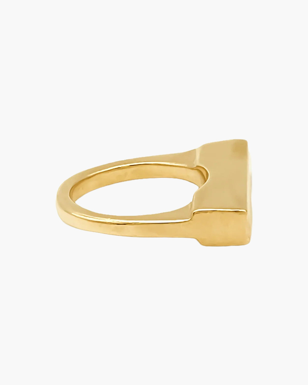 Handcrafted Flat Ring premium Sterling silver jewelry, graceful design, product shot