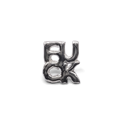 LOVE FUCK earrings cheeky mismatched pair gold or silver free shipping