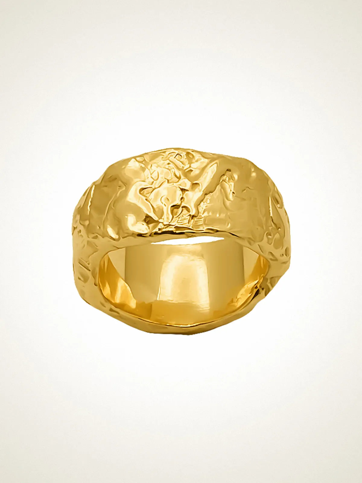 Tessy's Ring unique handcrafted ring, 18ct Gold Vermeil, beautiful craftsmanship, product detail