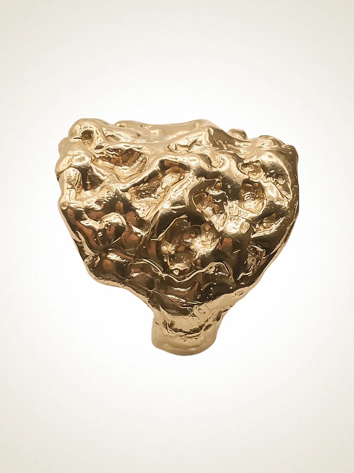 Handmade Heather Ring luxury Sterling silver finish, polished finish, full view