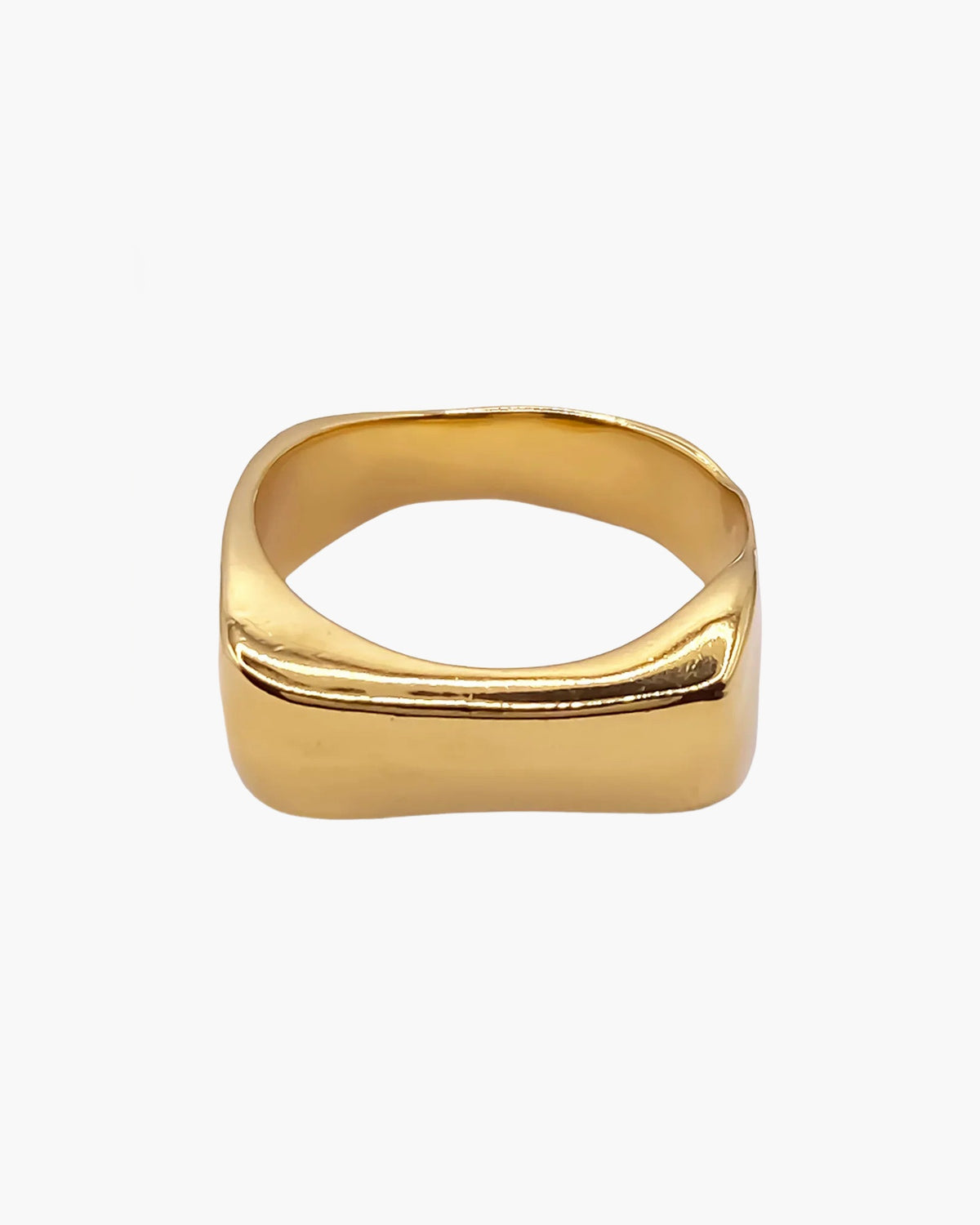 Handcrafted Grace Bow Ring in 22ct Gold Vermeil, artisan jewellery