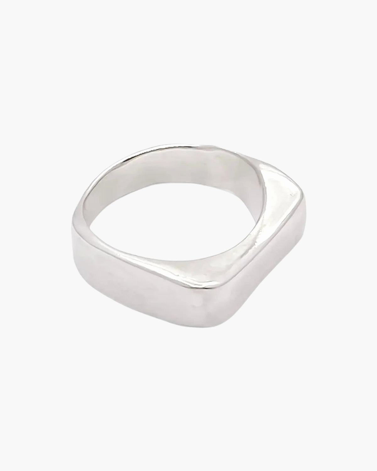 Grace Bow Ring in Sterling silver, angle view