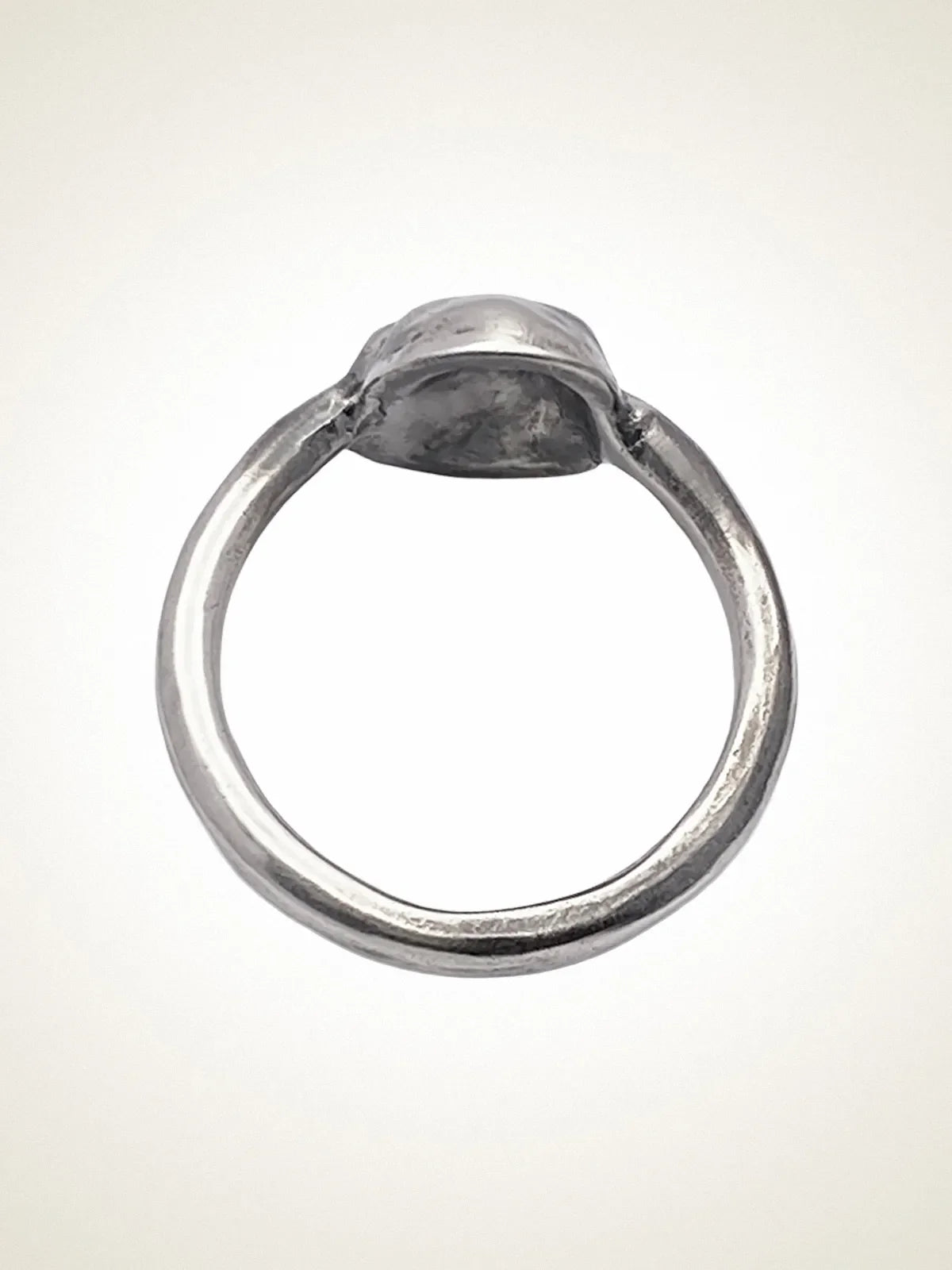 Handmade Buddha Finger Ring luxury premium metal finish, contemplative jewelry, full view