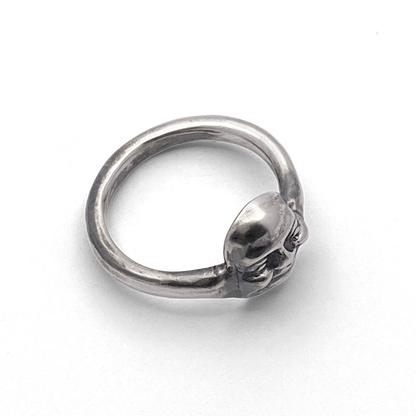 Moca Jewellery Happy Buddha face gold silver ring with free shipping for spiritual enthusiasts