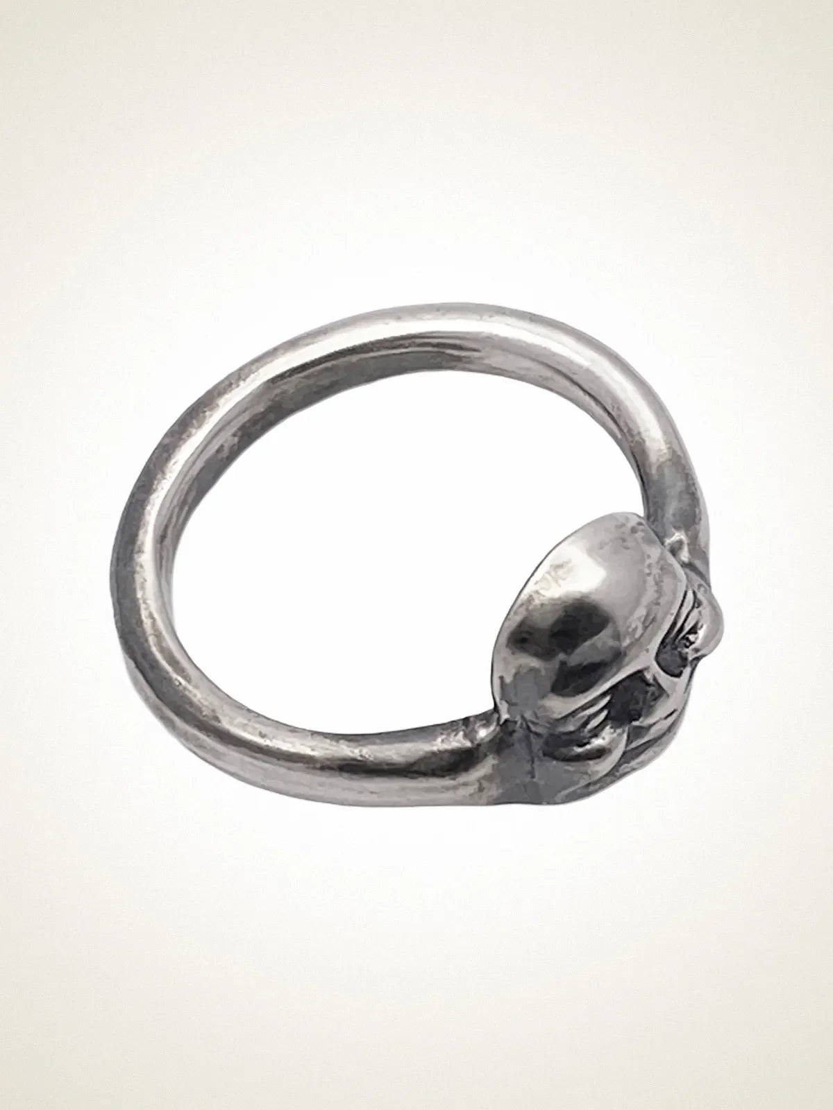 Handcrafted Buddha Finger Ring premium premium metal jewelry, tranquil design, product shot