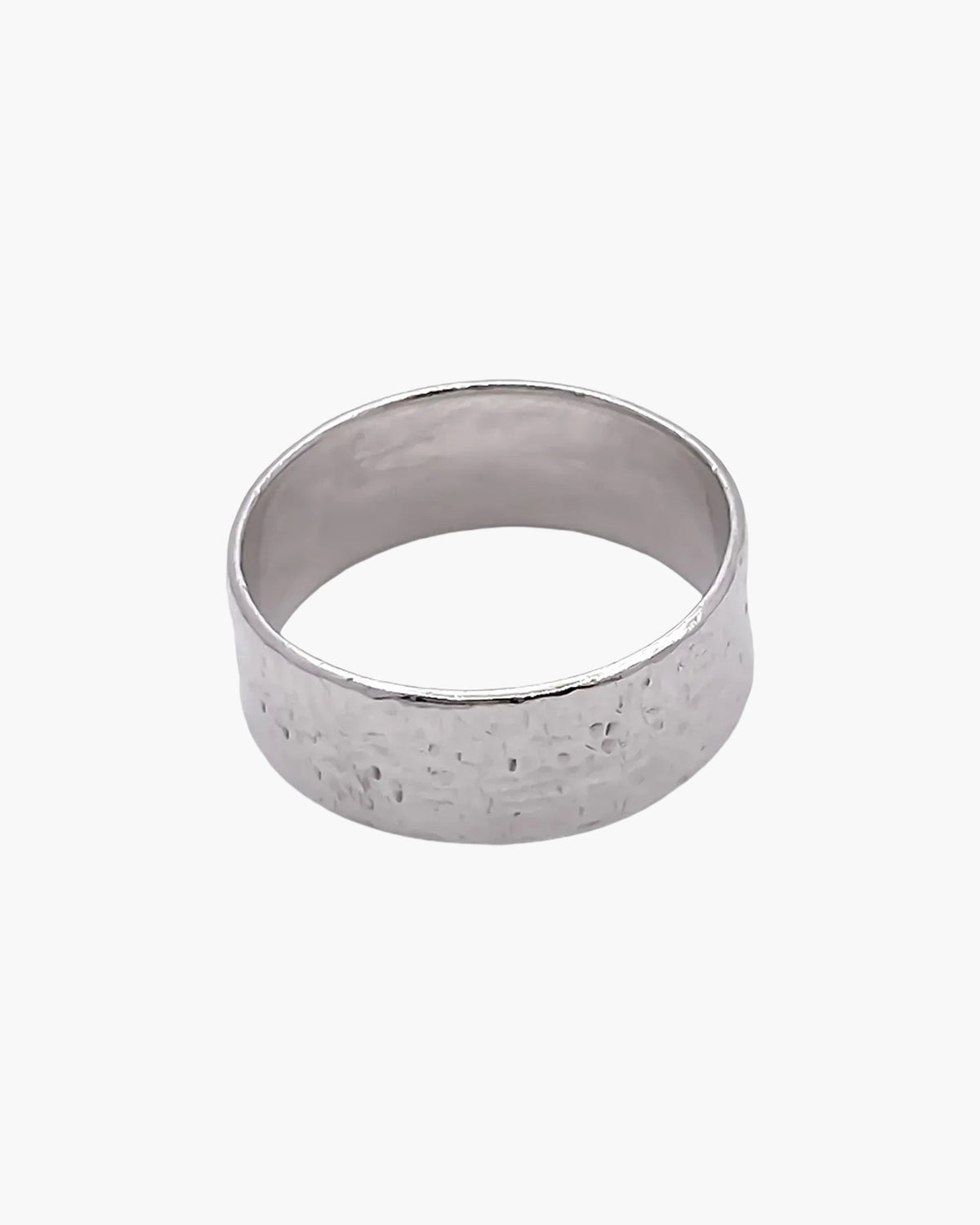 Sterling silver May's Ring at an angle