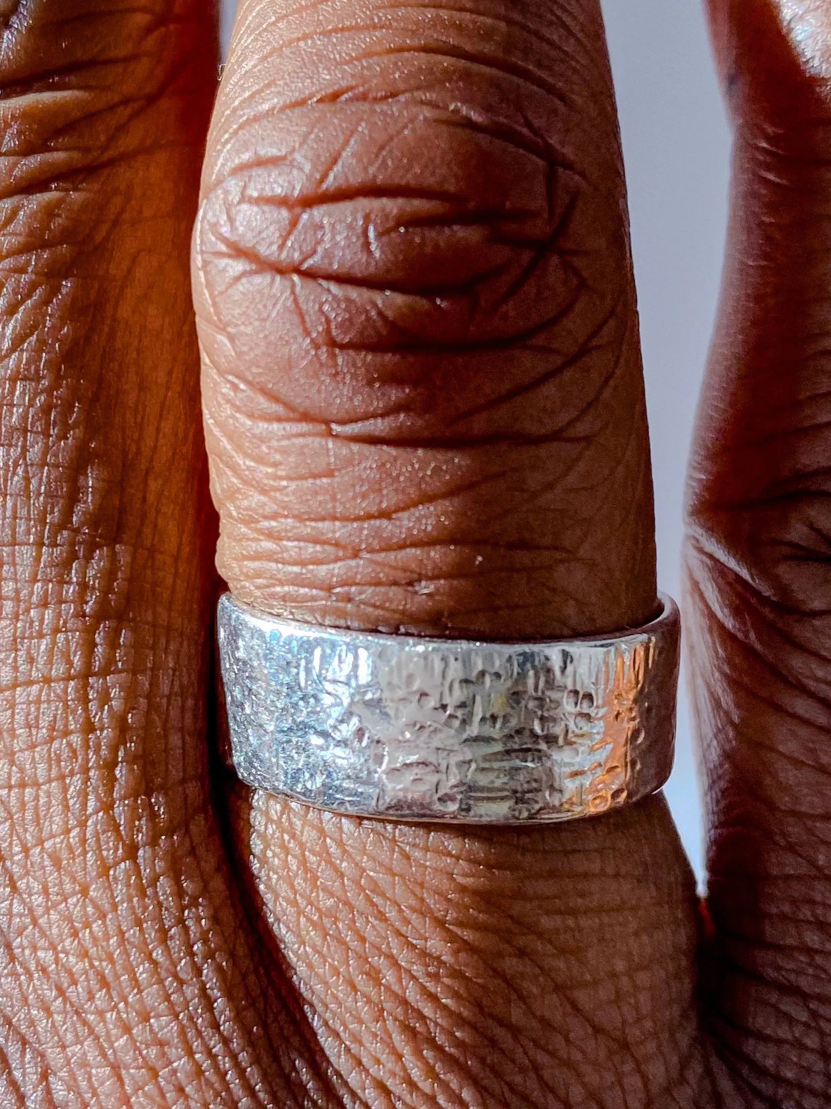 May's Ring handmade luxury ring, 18ct Gold Vermeil finish, sophisticated style, close-up