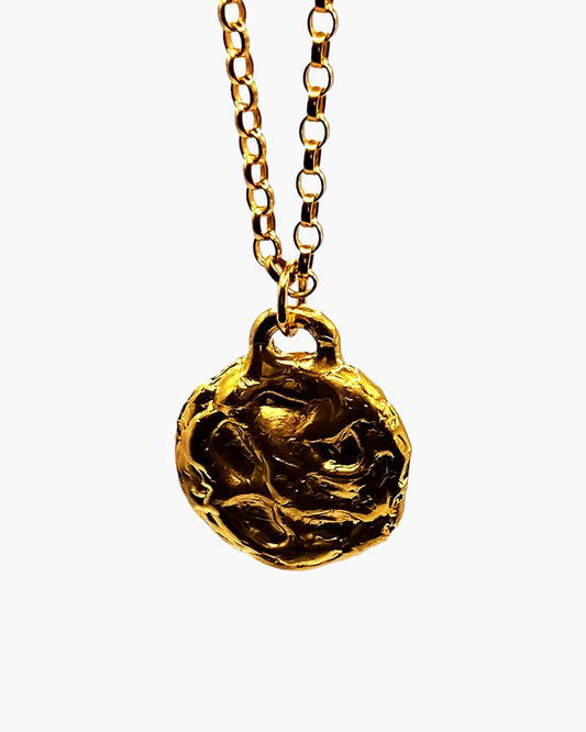 Handcrafted Moon Pendant in Sterling silver, artisan jewelry, elegant design
