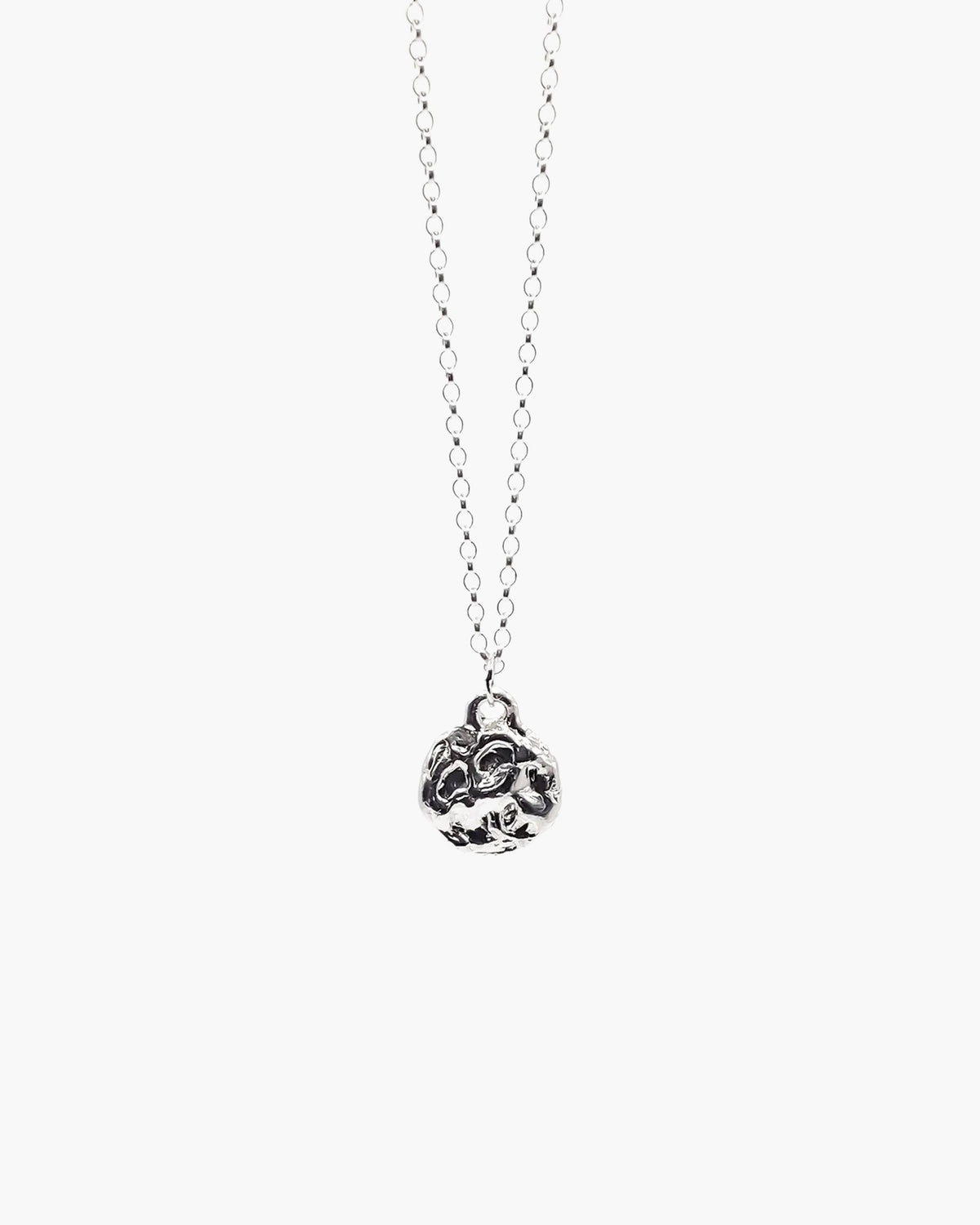 Sterling silver Moon Chain Necklace, full chain