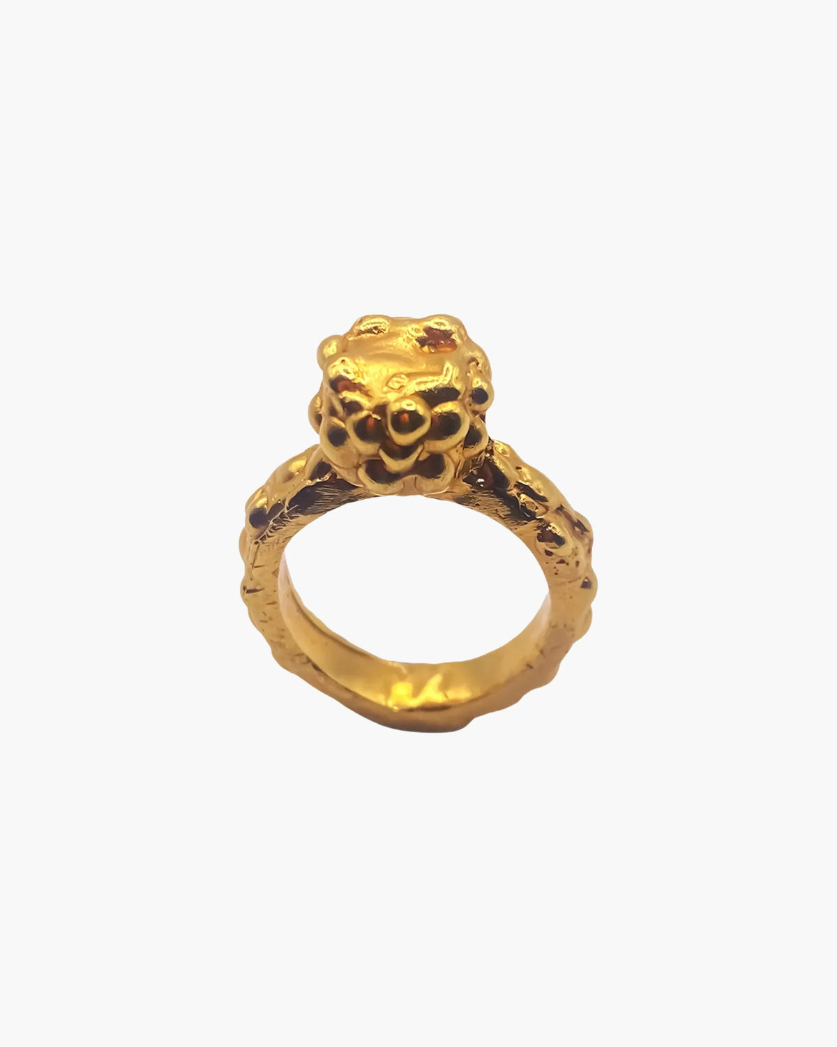 Designer Orbit Ring in Sterling silver, handmade jewelry, exquisite detail, alternate angle