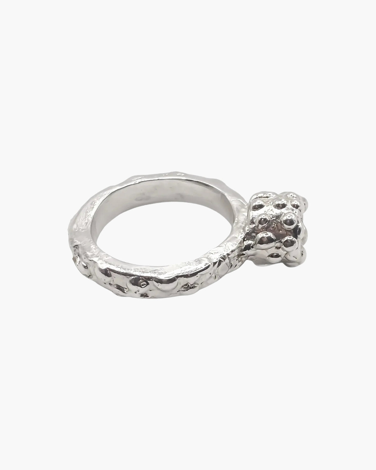 Orbit Ring artisan designer ring in 18ct Gold Vermeil, chic style, different perspective