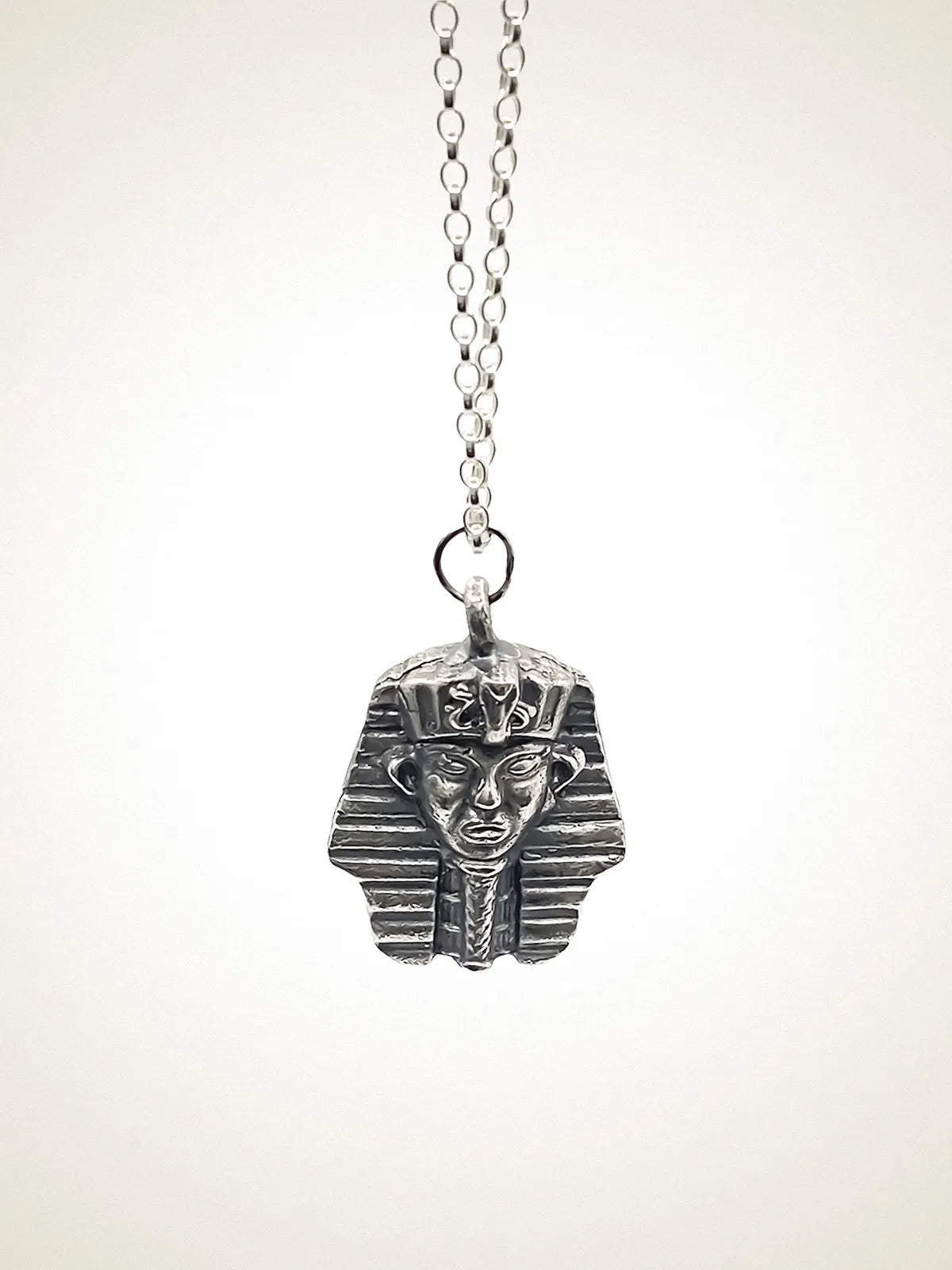 Pharaoh Necklace artisan crafted necklace in premium metal, timeless style, lifestyle shot