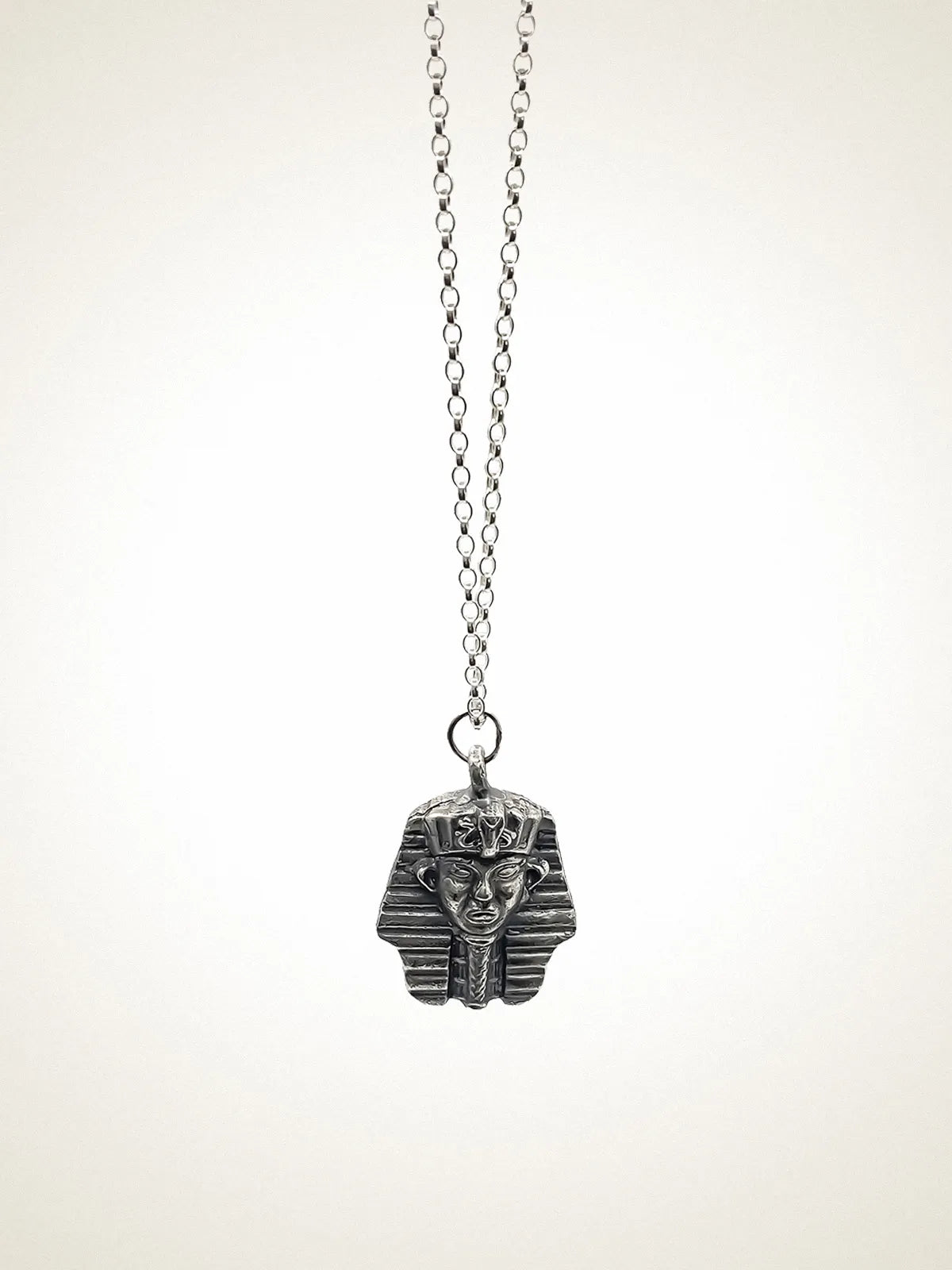 Premium Pharaoh Necklace handmade in premium metal, classic design, worn view