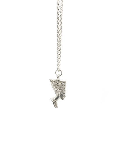 Queen Nefertiti profile pendant gold or silver free shipping