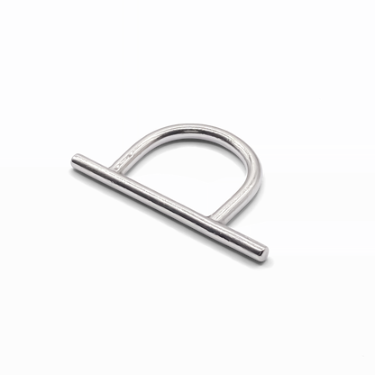 Moca Jewellery Silver Bar Ring with Minimalist Design offering free shipping, gold, or silver