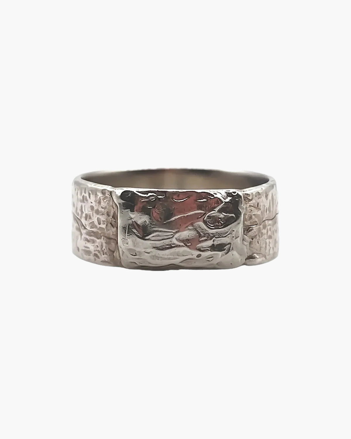 Strata Ring handmade luxury ring, 18ct Gold Vermeil finish, sophisticated style, close-up