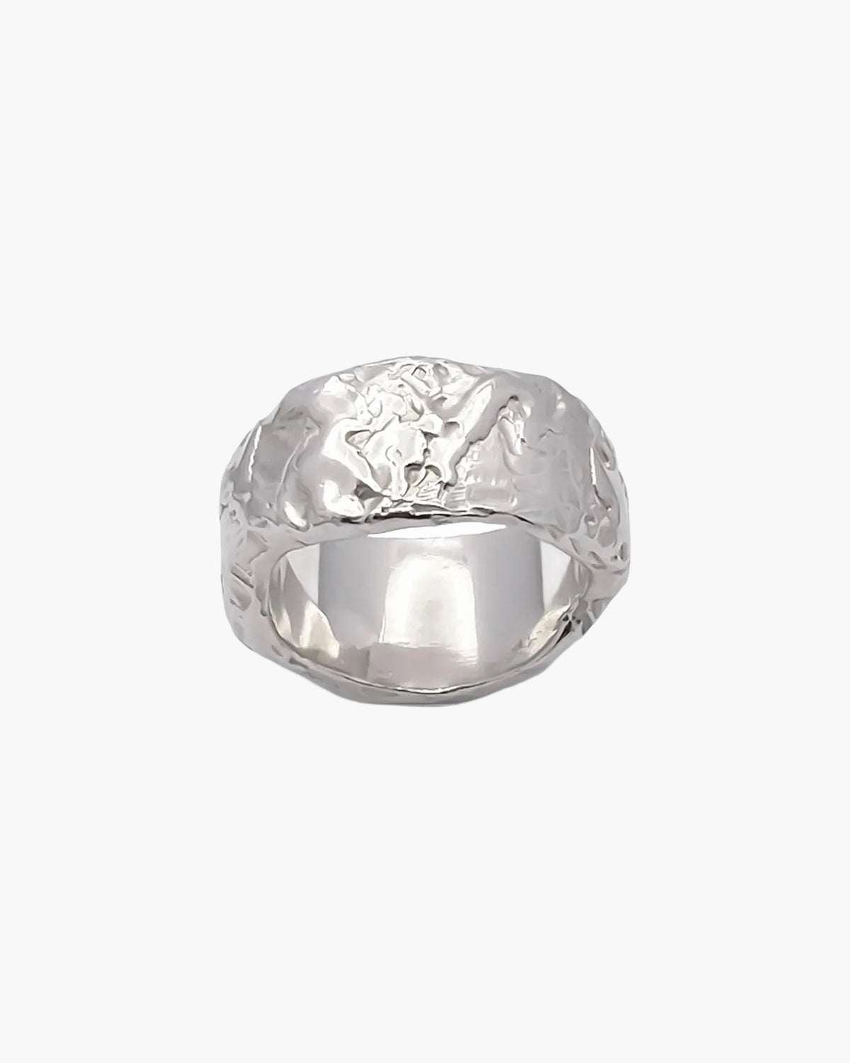 Designer Tessy's Ring in Sterling silver, handmade jewelry, exquisite detail, alternate angle