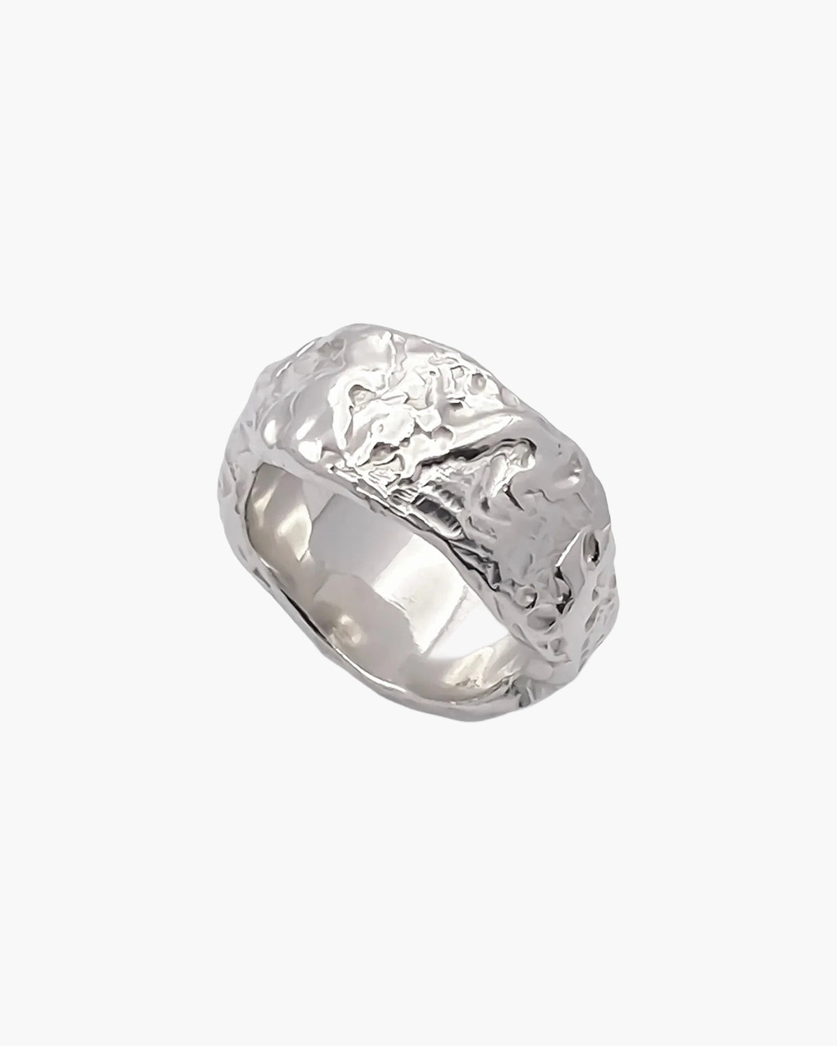Tessy's Ring luxury artisan ring in 18ct Gold Vermeil, stunning finish, styled view