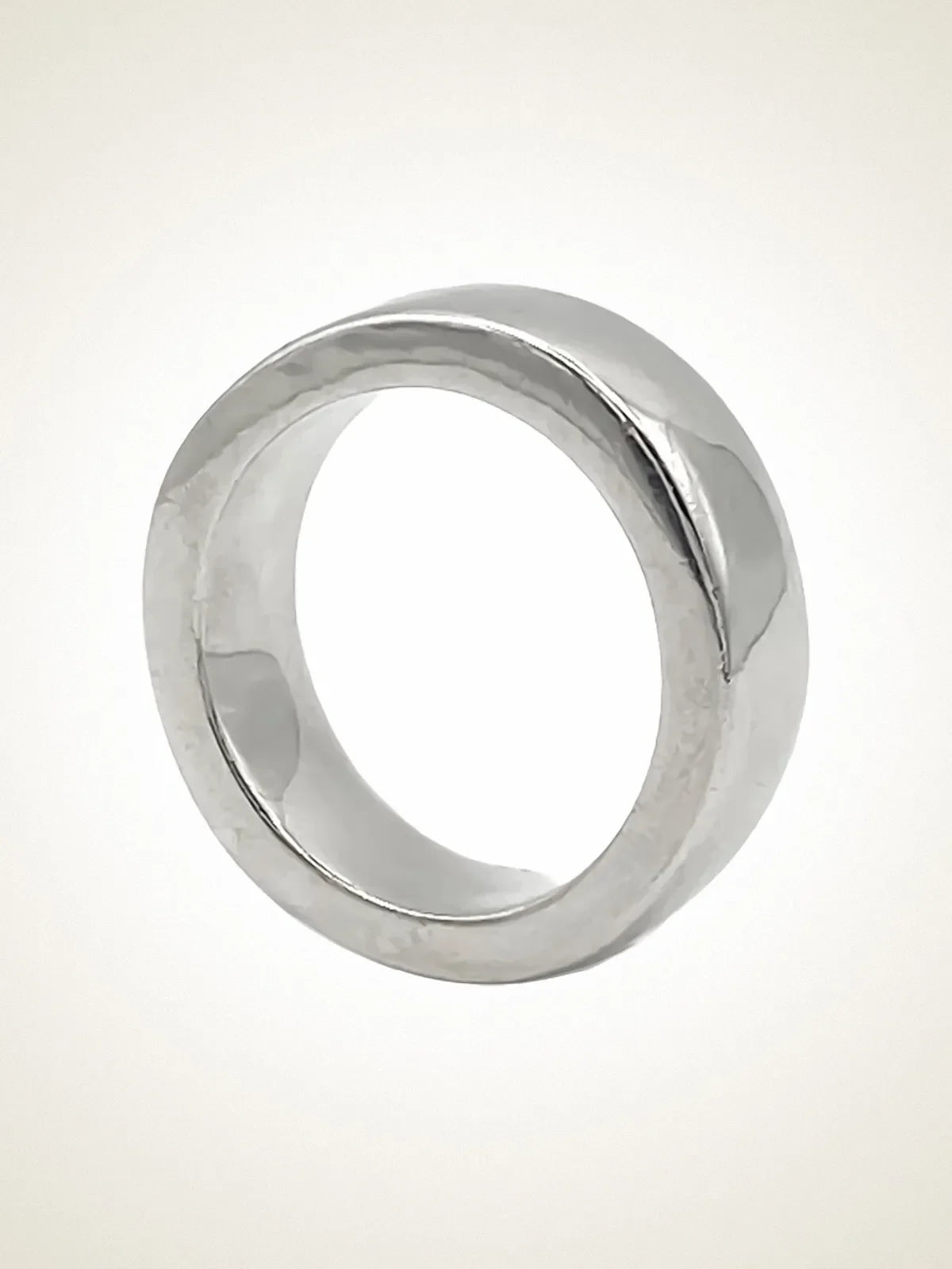 Handcrafted Thickems Band Ring in Sterling silver, artisan jewelry, elegant design