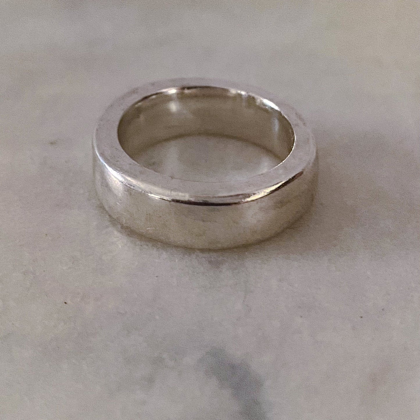 Thickems Band Ring in silver with rounded design - statement bold gold or silver free shipping